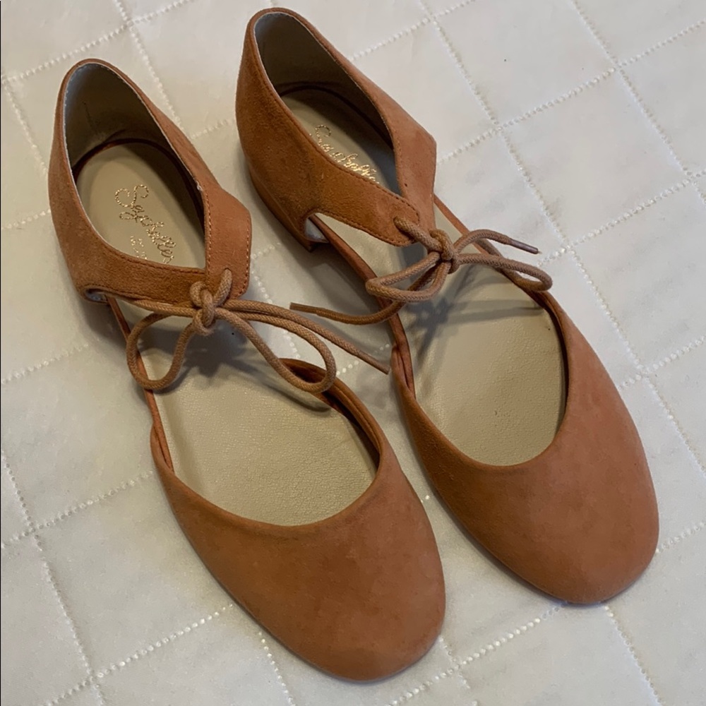 Seychelles Peach Ballet Flats